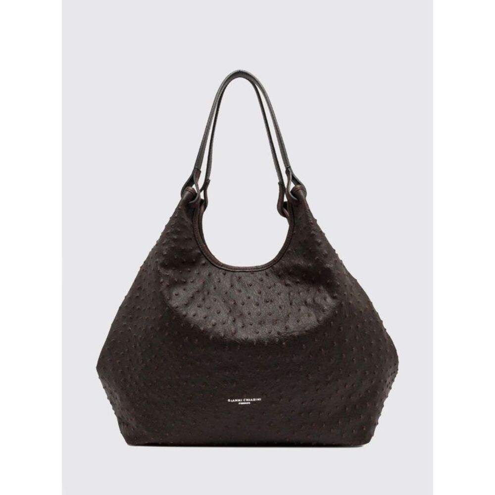 Large Dua Leather Shoulder Bag Gianni Chiarini With Suede Interior